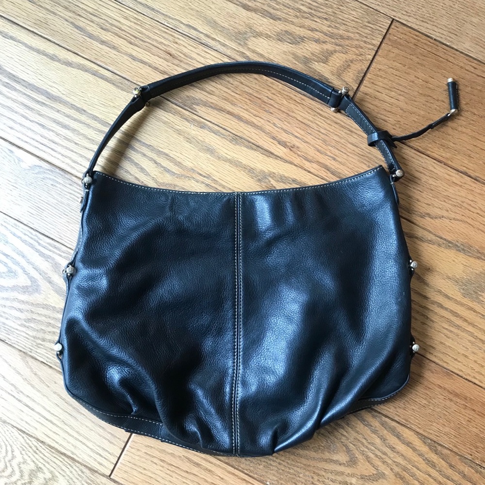 Liz Claiborne Black Leather Hobo